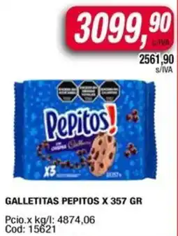 Maxiconsumo Pepitos galletitas oferta