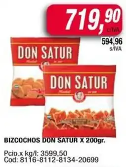 Maxiconsumo Don satur bizcochos oferta