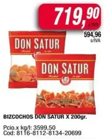 Maxiconsumo Don satur bizcochos oferta