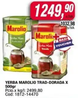 Maxiconsumo Marolio yerba trad-dorada oferta