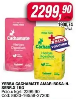 Maxiconsumo Cachamate yerba amar-rosa-h. serr. oferta