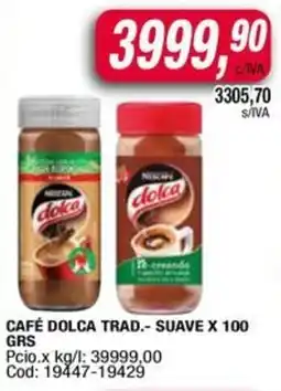 Maxiconsumo Nescafé café dolca trad.- suave oferta
