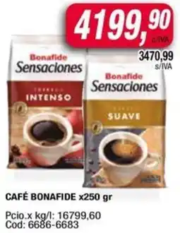 Maxiconsumo Bonafide sensaciones café intenso/ suave oferta