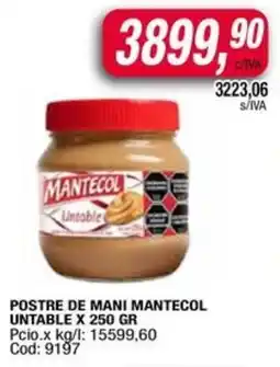 Maxiconsumo Mantecol untable postre de mani oferta