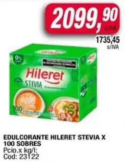 Maxiconsumo Hileret stevia edulcorante oferta