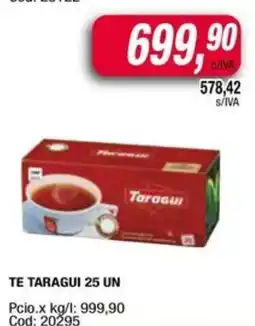 Maxiconsumo Taragüi Té oferta