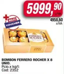 Maxiconsumo Ferrero rocher bombon oferta