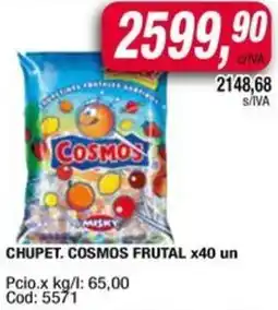 Maxiconsumo Cosmos chupet. frutal oferta