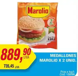 Maxiconsumo Marolio medallones oferta
