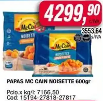 Maxiconsumo Mc Cain papas noisette oferta