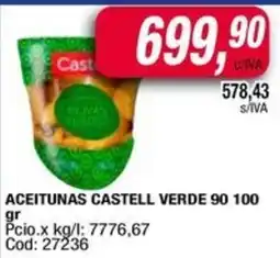 Maxiconsumo Castell aceitunas verde oferta