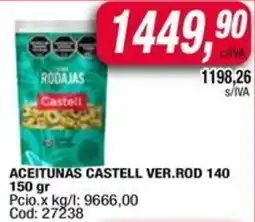 Maxiconsumo Castell aceitunas ver.rod oferta
