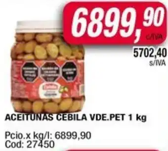 Maxiconsumo Cebila aceitunas vde.pet oferta