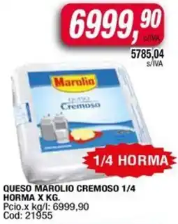 Maxiconsumo Marolio queso cremoso oferta