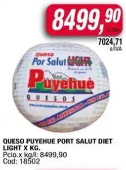Maxiconsumo Puyehué queso port salut diet light oferta