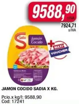 Maxiconsumo Sadia jamon cocido oferta