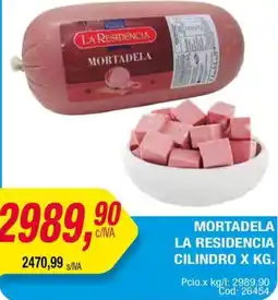 Maxiconsumo La residencia mortadela cilindro oferta