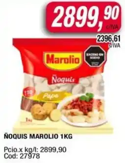 Maxiconsumo Marolio ñoquis oferta