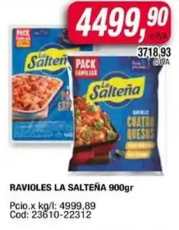 Maxiconsumo La salteña ravioles oferta