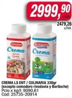 Maxiconsumo Crema ls ent/culinaria oferta