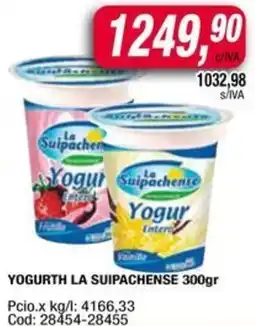 Maxiconsumo La suipachense yogur oferta