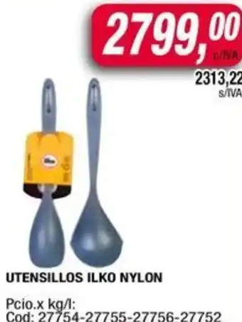 Maxiconsumo Ilko nylon utensillos oferta