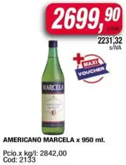 Maxiconsumo Marcela americano oferta
