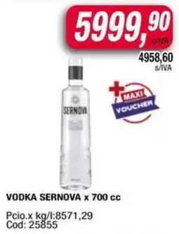 Maxiconsumo Sernova vodka oferta