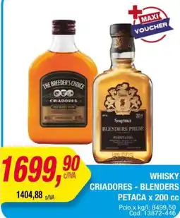 Maxiconsumo Criadores-blenders whisky petaca oferta