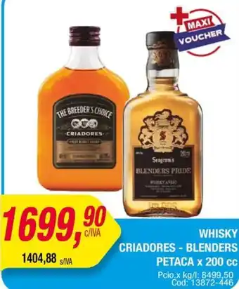 Maxiconsumo Criadores-blenders whisky petaca oferta