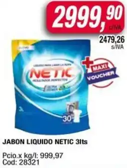 Maxiconsumo Netic jabon liquido oferta