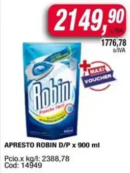 Maxiconsumo Robin apresto d/p oferta