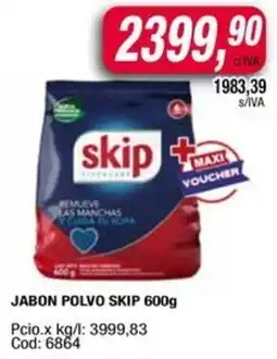 Maxiconsumo Skip jabon polvo oferta