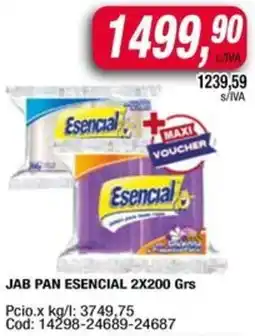Maxiconsumo Esencial jab pan oferta