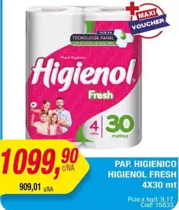 Maxiconsumo Higienol pap. higienico fresh oferta