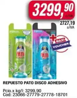 Maxiconsumo Pato repuesto disco adhesivo oferta