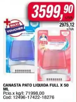 Maxiconsumo Pato canasta liquida full oferta