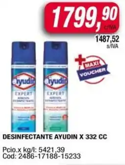 Maxiconsumo Ayudin desinfectante oferta