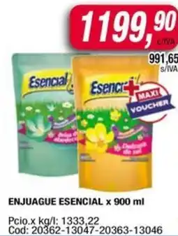 Maxiconsumo Esencial enjuague oferta