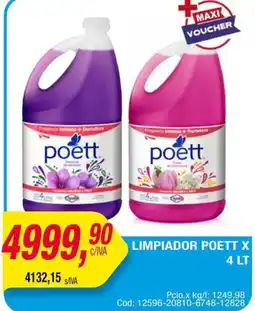Maxiconsumo Poett limpiador oferta