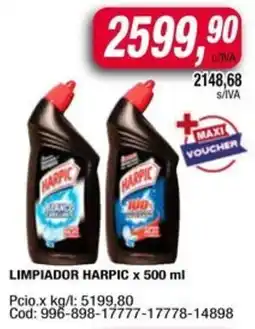 Maxiconsumo Harpic limpiador oferta