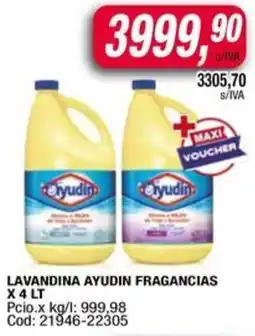 Maxiconsumo Ayudin lavandina fragancias oferta