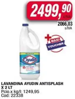Maxiconsumo Ayudin lavandina antisplash oferta