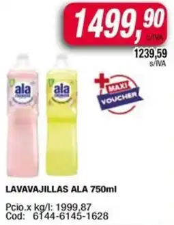 Maxiconsumo Ala lavavajillas oferta