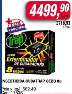 Maxiconsumo Cebo exterminador insecticida cucatrap oferta
