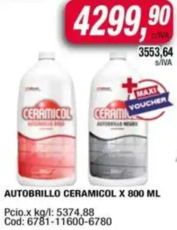 Maxiconsumo Ceramicol autobrillo oferta