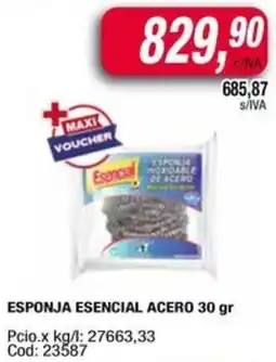 Maxiconsumo Esencial esponja acero oferta