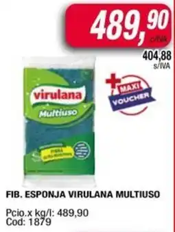 Maxiconsumo Virulana fib. esponja multiuso oferta