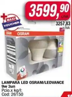 Maxiconsumo Osram/ledvance lampara led oferta