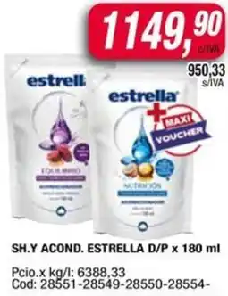 Maxiconsumo Estrella sh.y acond. d/p oferta